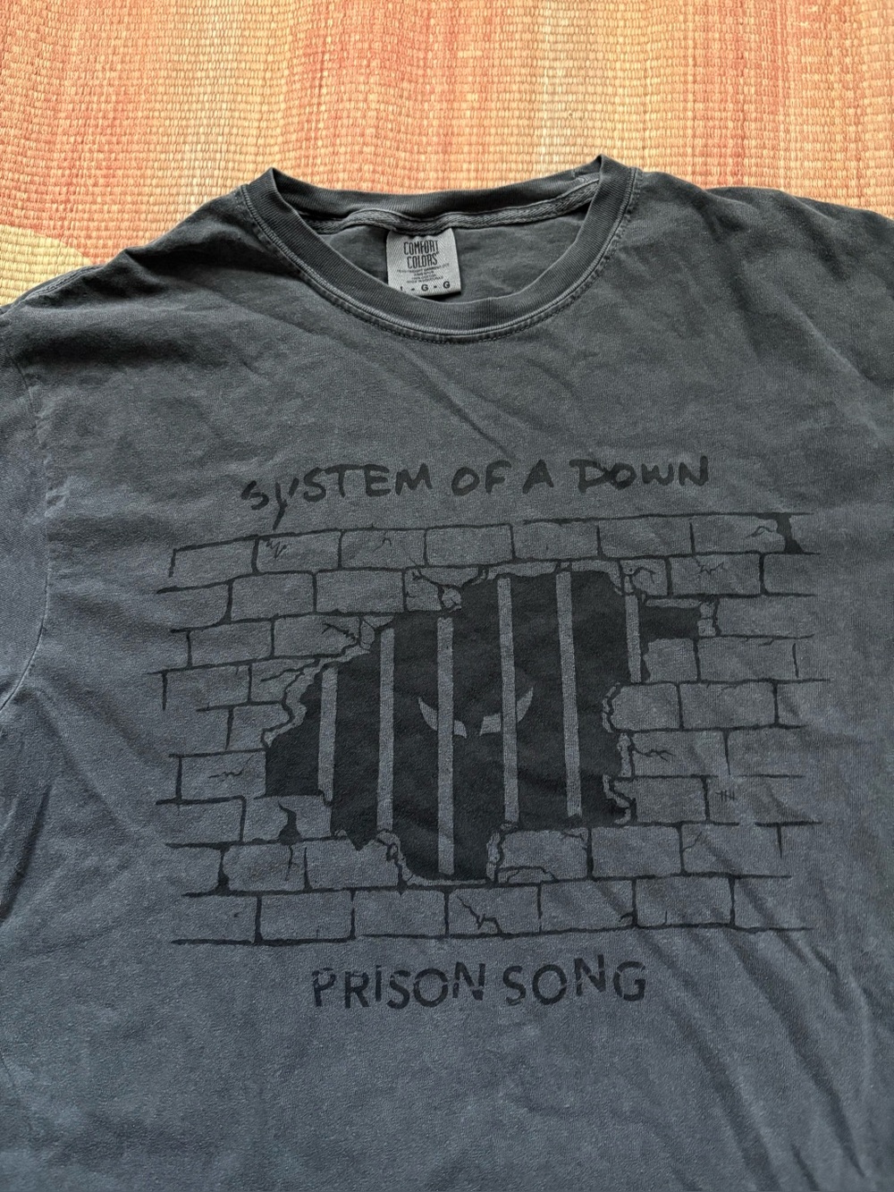 Comfort Colors Black System Of A Down Graphic Tee